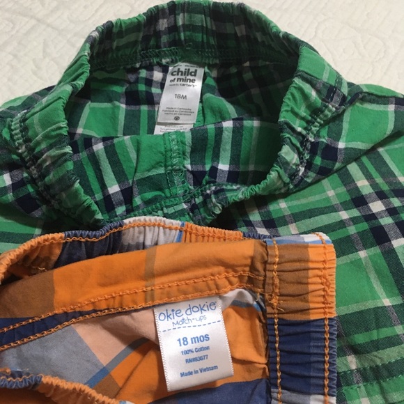 18m (6/$20) Lightweight Plaid Shorts - Picture 7 of 7